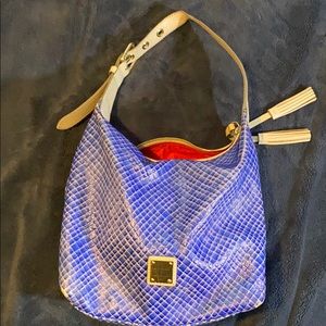 Dooney & Bourke blue leather bag
